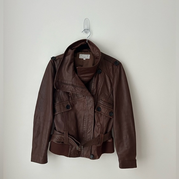 Brown Leather Jacket - Picture 1 of 15